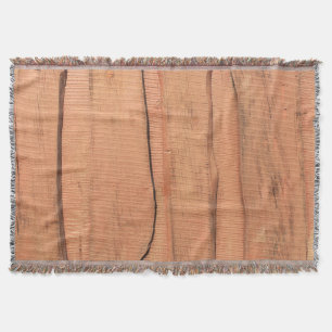 Wooden texture throw blanket