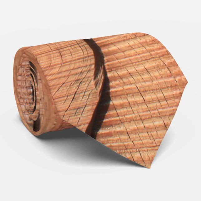 Wooden texture tie (Rolled)