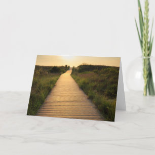 Wooden Walkway to Beach Card