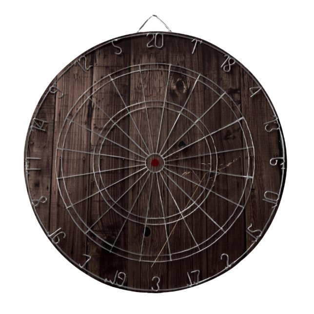 Wooden Wall Dartboard (Front)