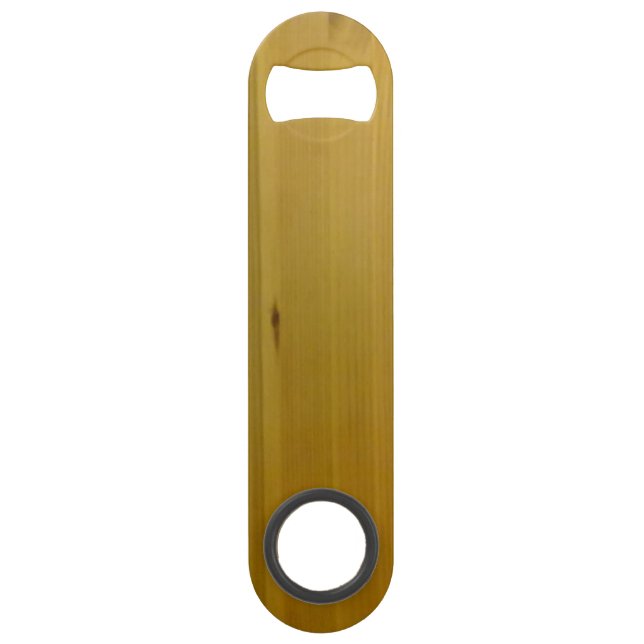 Wooden wall speed bottle opener (Back)
