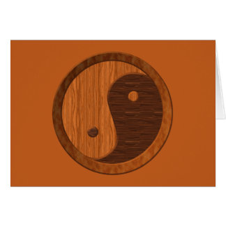 Wooden Yin Yang