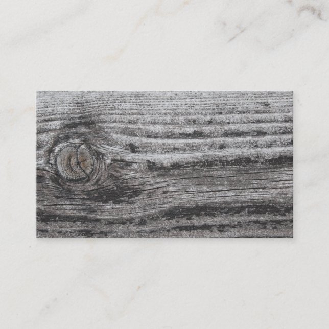 Woodgrain Picture. Business Card (Front)