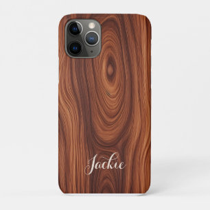 Woodgrain Print iPhone 11 Pro Case