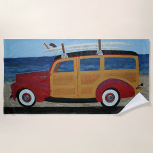 Woodie Beach Towel