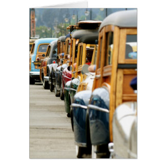 Woodies lined up to go