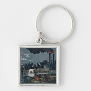 Wooding up' on the Mississippi Keychain