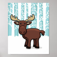 Woodland Animal Moose