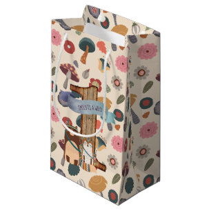 Woodland Animals 1st Birthday Wild One - Tribal Small Gift Bag
