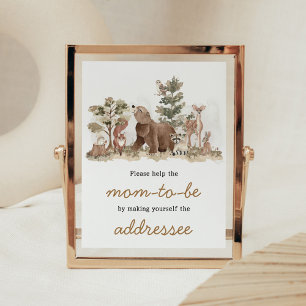 Woodland Animals Adventure Awaits Envelope Station Poster
