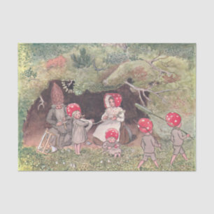 Woodland Animals and Children Elsa Beskow Tissue Paper