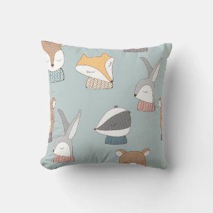 Woodland Animals Baby Pillow