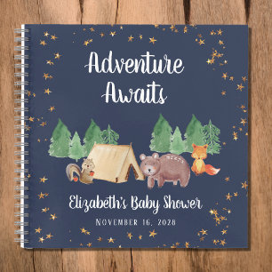 Woodland Animals Baby Shower Guest Book