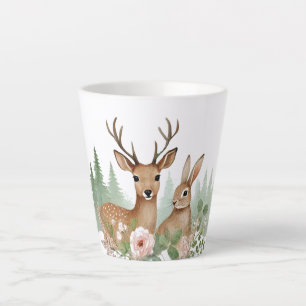 Woodland Animals Baby Shower Latte Mug