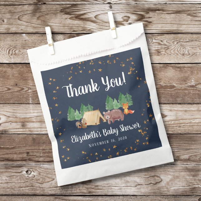 Woodland Animals Baby Shower Thank You Favour Bag (Creator Uploaded)
