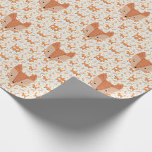 Woodland Animals Boho Design Fox