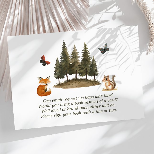 Woodland Animals Books For Baby Enclosure Card (Creator Uploaded)