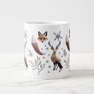 Woodland Animals Christmas Specialty Jumbo Mug