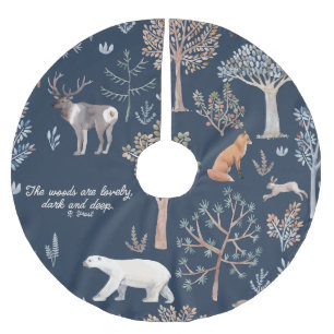 Woodland Animals Custom Tree Skirt