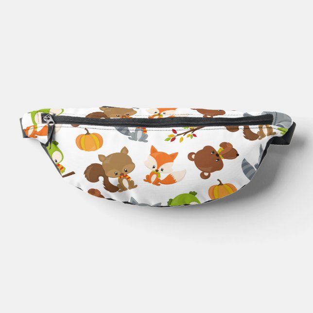 Woodland Animals, Forest Animals, Fall Animals Fanny Pack (Lay Down)