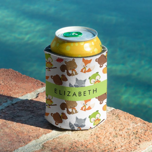 Woodland Animals, Forest Animals, Your Name Can Cooler (In Situ Pool)