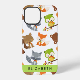 Woodland Animals, Forest Animals, Your Name iPhone 12 Pro Case