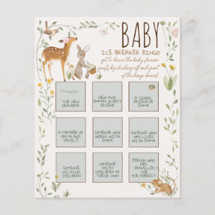 Woodland Animals Forest Friends Baby Shower