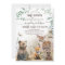 Woodland animals forest greenery Baby Shower