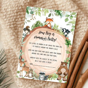 Woodland Animals How Big Is Mommy's Belly Game