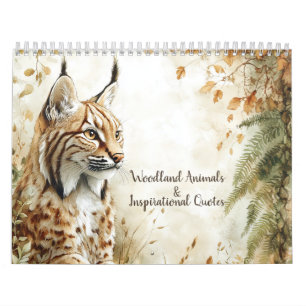 Woodland Animals & Inspirational Quotes 2027 Calendar