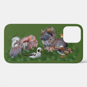 Woodland Animals iPhone 12 Case