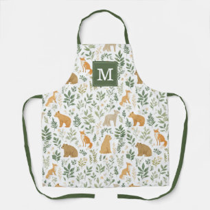 Woodland Animals Kitchen Apron