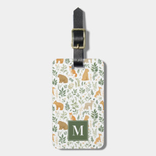Woodland Animals Luggage Tag