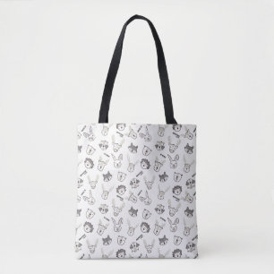 woodland Animals minimalist Neutral cute nursery Tote Bag