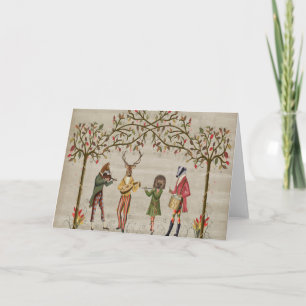 Woodland Animals Minstrel Group Card