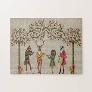 Woodland Animals Minstrel Group Jigsaw Puzzle