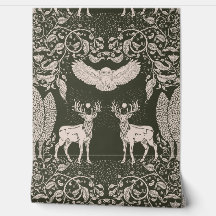 Woodland Animals Mythology Green