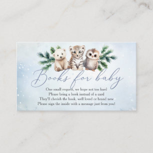Woodland Animals Oh Baby Winter Books For Baby Enclosure Card