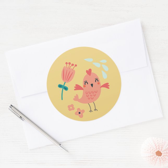 Woodland Animals Sticker Seal (Envelope)