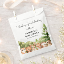Woodland Animals Thank you Baby Shower