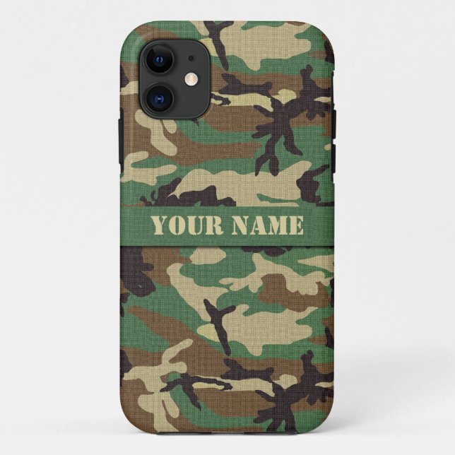 Woodland Army Camo iPhone 5 Xtreme Case (Back)