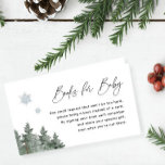 Woodland Baby It's Cold Outside Books For Baby Enclosure Card<br><div class="desc">Is there a merry little baby on the way soon? Woodland Baby It's Cold Outside Books For Baby Enclosure Cards</div>