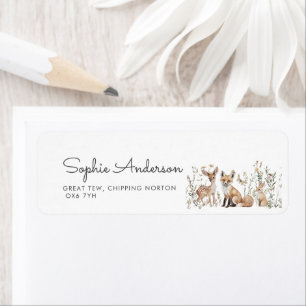 Woodland Baby Shower Address
