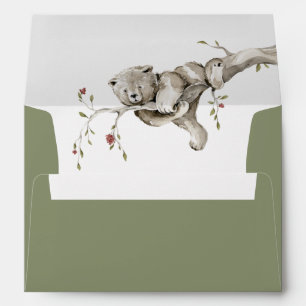 Woodland Baby Shower Envelope
