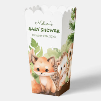 Woodland Baby Shower Favor Box