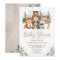 Woodland Baby Shower Forest Animals Greenery Gold