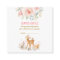 Woodland Baby Shower Pink Floral Diaper Raffle