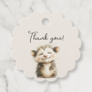 Woodland Baby Shower Thank You Favour Tags