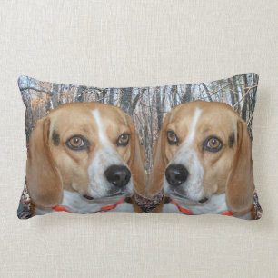 Woodland Beagles Lumbar Pillow