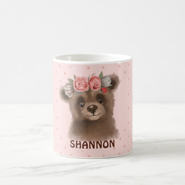 Woodland Bear Coffee Mug (Center)